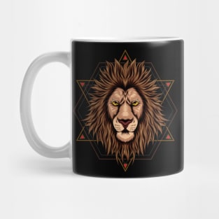 Lion head mascot Mug